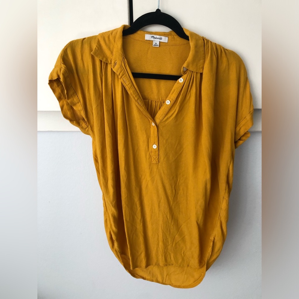 Madewell Relaxed Fit XS Marigold Blouse